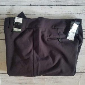 NWT New York & Co Brown Citystretch 7th Avenue Pant Tall 8 Midtown Fit Slacks